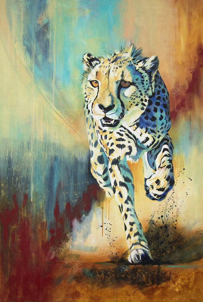 On The Edge Of Night Watercolor Art Southern Africa On The Edge Of Night Watercolor Art Southern Africa
